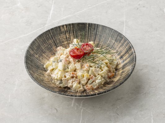 Оливье с курицей